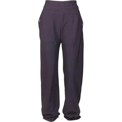 Дамски макси панталон в цвят антрацит