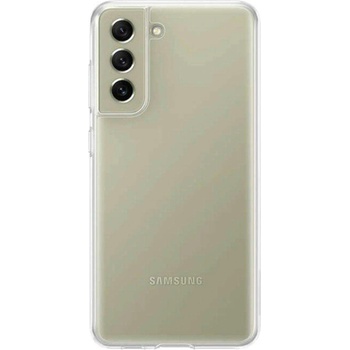 Samsung Оригинален гръб Samsung Clear Cover for Galaxy S21 FE - Прозрачен, EF-QG990CTE