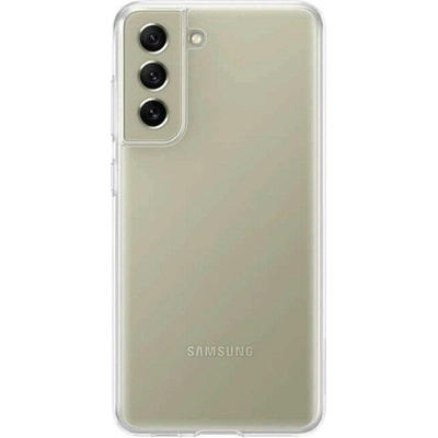 Samsung Оригинален гръб Samsung Clear Cover for Galaxy S21 FE - Прозрачен, EF-QG990CTE