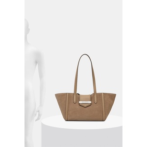 KARL LAGERFELD шопинг чанта дамска от велур K/NOVA (B3W30321) - answear - 567,00 лв