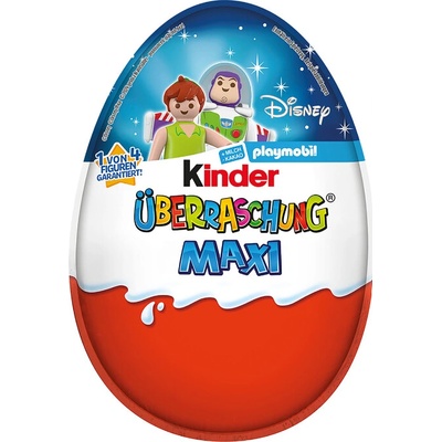Kinder Maxi čokoládové vajíčko s překvapením Disney Playmobil 100 g