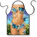 KupMa zástera Žena s kvetmi a motýľmi