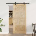 vidaXL Преплъзваща се врата ORKDAL 86 x 198, 5 см Натурално (3445546)