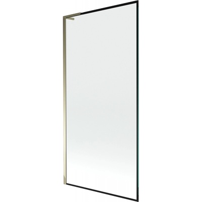 Mexen Next L параван за вана 1-крилен 90 x 150 см, черна рамка, златен - 895-090-000-03-70-50 (895-090-000-03-70-50)