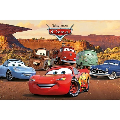 CurePink: | Plakát Disney|Cars|Auta: Postavy (61 x 91,5 cm) [PP34000]