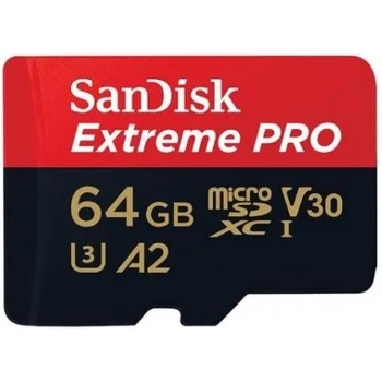 SanDisk Extreme Pro microSDXC 64GB C10/U3/V30 (SDSQXCY-064G-GN6MA/183520)
