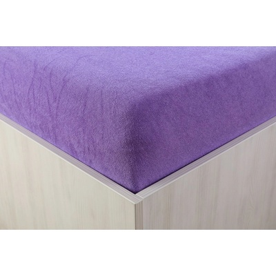 Teptex prostěradlo froté fialové 60x120