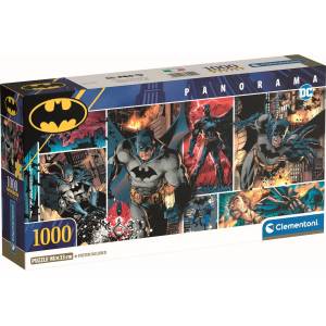Clementoni Панорамен пъзел Clementoni от 1000 части - Батман (39500)