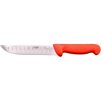 Jmb cutlery Нож jmb за обезкостяване h2-grip, право острие с алвеоли, червен (bk04150se)
