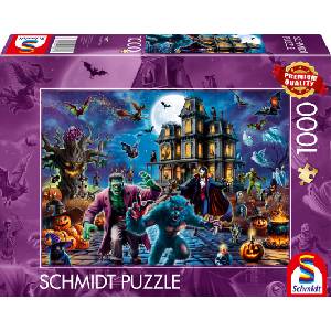 Schmidt Spiele Пъзел Schmidt от 1000 части - Нощта на Хелоуин (58871)