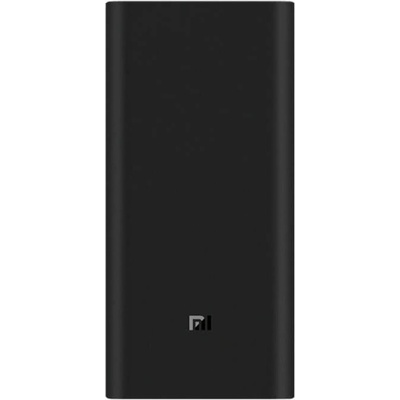 Xiaomi Mi Power Bank 3 Pro 20000 mAh - преносима външна батерия с USB-C и 2xUSB-A изходи и технология за бързо зареждане (черен)