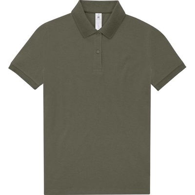 B&C My Polo 210 /women Dámske piqué polo zelená camo