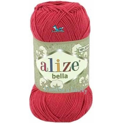 Příze Alize Bella 254 - tmavě červená