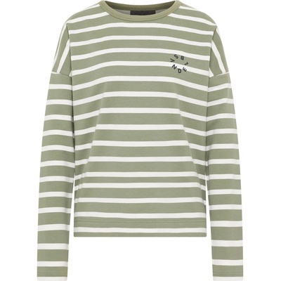 ELBSAND Дамски пуловер ELBSAND Women's Elva Jumper - Green Leaf / Cloud White (117-3699-0414)