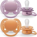 Avent Philips šidítko Ultrasoft Premium 2 ks ružová