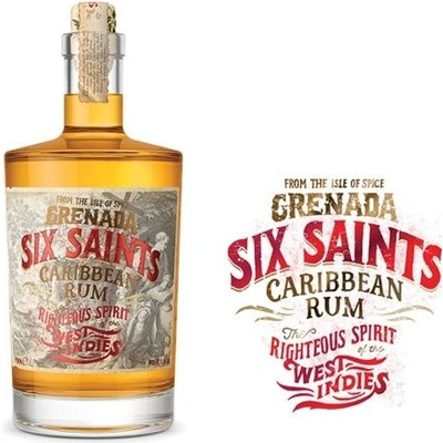 Six Saints Rum 41,7% 0,7 l (holá láhev)