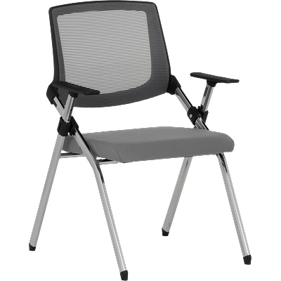 Посетителски стол Carmen 1704 - сив (3520913)