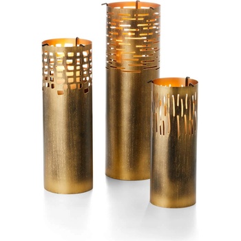 Philippi Комплект от 3 бр свещници philippi модел santiago