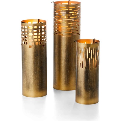 Philippi Комплект от 3 бр свещници philippi модел santiago