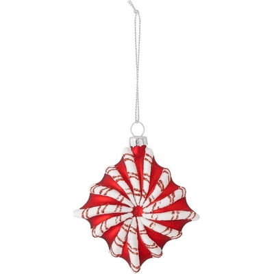 Bloomingville & Bloomingville Mini Candy vánoční ozdoba červená
