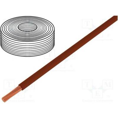 Donau 175-018 Vodič LiY-Toy lanko Cu 0,75mm2 PVC hnědá 300V 10m
