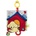 Rainbow Designs Limited Rainbow Висяща плюшена кучешка колиба (SD1654)