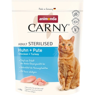 animonda Carny Adult Sterilised kuracie morčacie 350 g