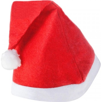 SPRINGOS Vianočná čiapka s brmbolcom Santa červená