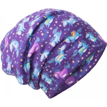 Unuo fleecová čepice Jednorožci