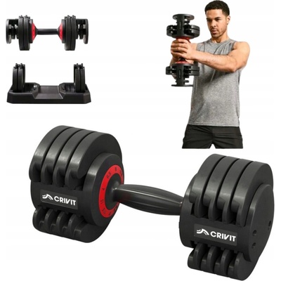 Crivit Nastavitelné činky 11,5 kg
