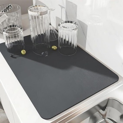 Odkapávací podložka na nádobí, podložka pod kávovar, super savá podložka pod kuchyňský dřez, – Zboží Mobilmania