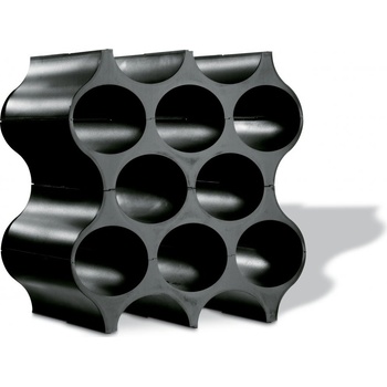 KOZIOL stojan na fľaše SET- UP čierna