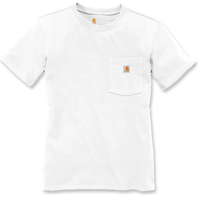 Carhartt Дамска тениска Carhartt Women's Loose Fit Heavyweight S/S Pocket Cotton T-shirt - White (116-6642-0914)