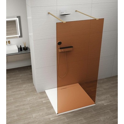 ESCA GOLD MATT sklo Marron, 1500 mm