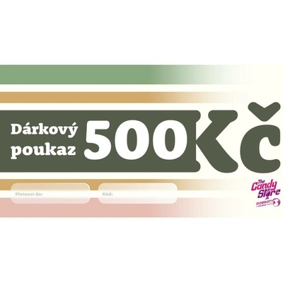 Dárkový Poukaz 500 Kč - online