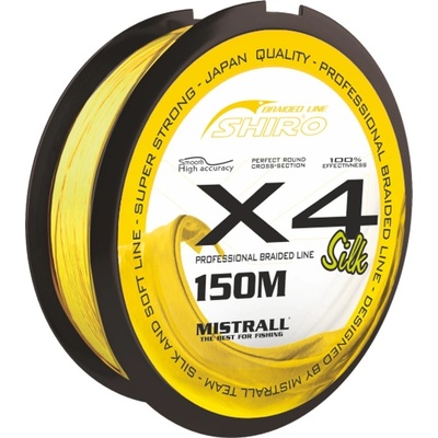 Mistrall šňůra Shiro braided line X4 150m 0,06mm fluo