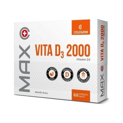 Max Vita D3 2000 60 kapsúl