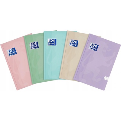 Oxford Zošit Touch Pastel A5 96L linajkový s okrajom pevná obálka