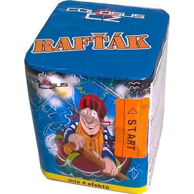 Kompaktný ohňostroj 16 rán 20 mm Rafťák
