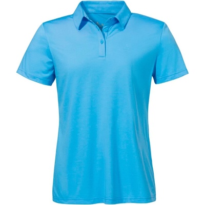 Schöffel Дамска поло тениска Schöffel Women's Circ Polo Shirt Tauron Polo shirt - Electric Sky - размер 36 (EU) (916-3839-0412)