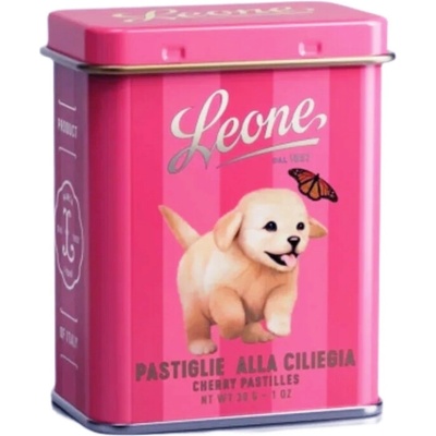 Leone 1857 Teneri Cuccioli Ciliegia Pastilky s třešňovou příchutí 30 g