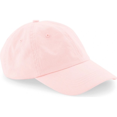 Beechfield B 653 6 panelová nízkoprofilová COT530653u1799-pastel pink Růžová pastelová