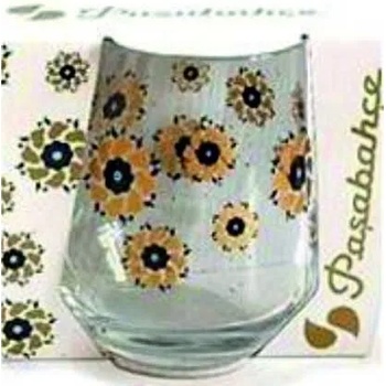 Image 1 of Paşabahçe Алегра Чаши За Вода/Безалкохолно С Декор Цветя 3бр (41536)