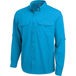 PELAGIC Риза с дълъг ръкав Pelagic Keys LS Guide Fishing Shirt Pacific