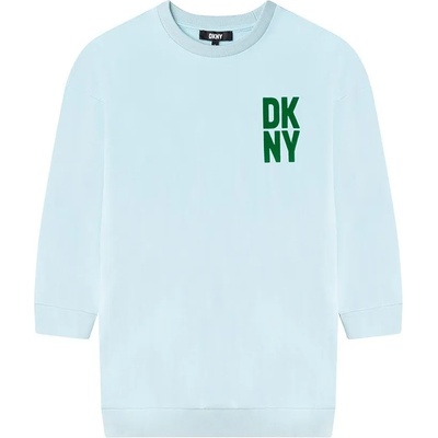 DKNY Детска рокля Dkny в зелено къс модел с уголемена кройка (D32838.156.162)