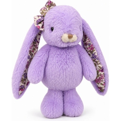 KRÁLÍČEK BUKOWSKI DESIGN S KYTIČKAMI JUNIOR KANINA LAVENDER 22 CM