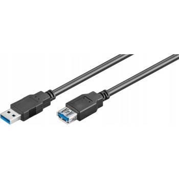 MicroConnect USB3.0AAF5B USB3.0 A (M) - USB3.0 A (F), 5m, černý
