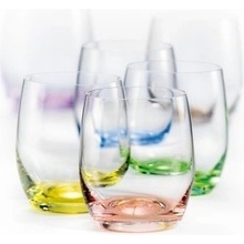 Crystalex Barevné skleničky Club Rainbow 6 ks 300 ml