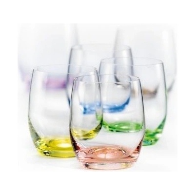 Crystalex Barevné skleničky Club Rainbow 6 ks 300 ml