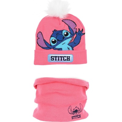 Lilo & Stitch SOUPRAVA KULICH A NÁKRČNÍK LILO A STITCH růžová